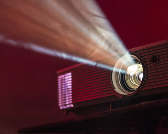 projector in cinema room