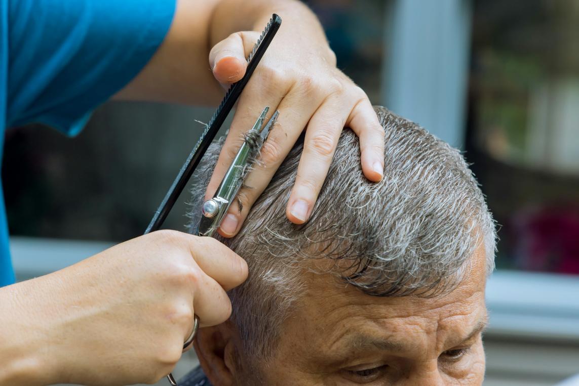 mens haircut