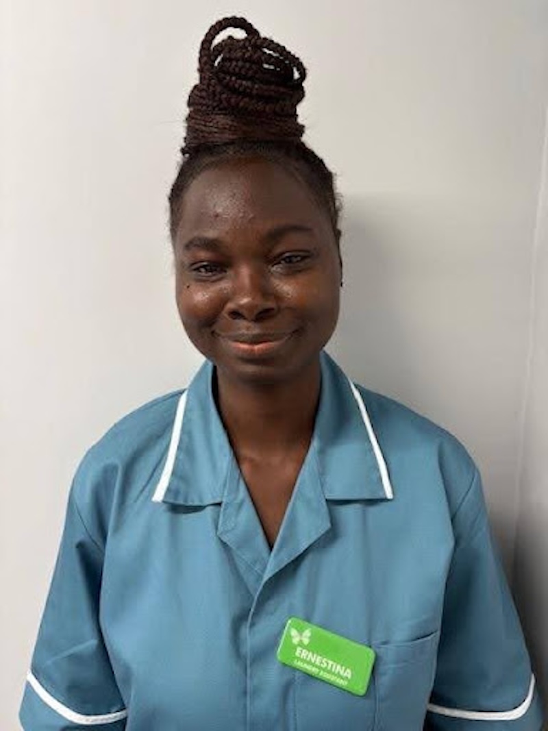 Ernestina one of our housekeepers