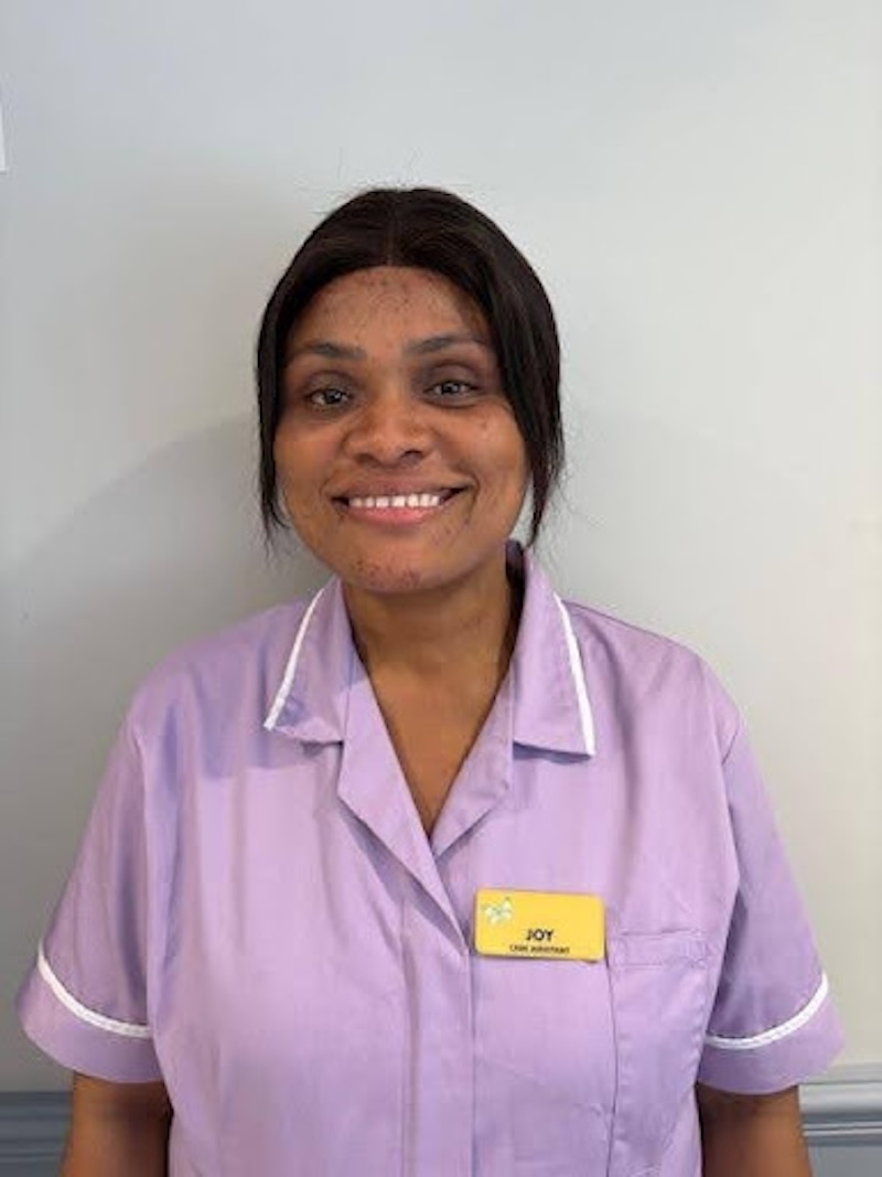 Joy one of our care assistants