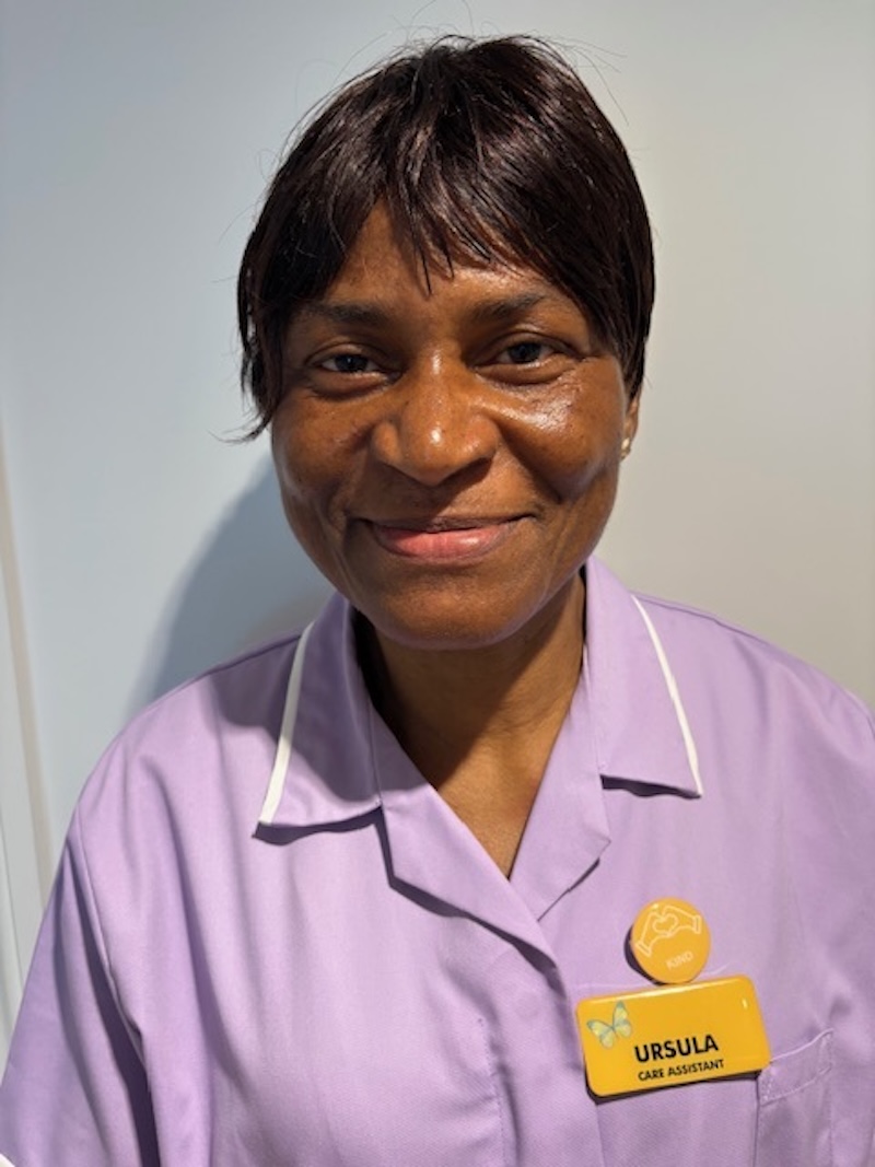 Ursula one of our care assistants